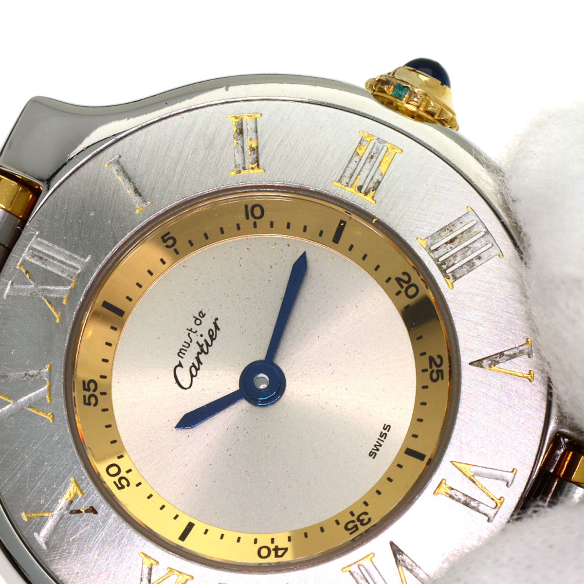 CARTIER Must21 SM Watches W10073F4 Stainless Steel/SSxGP Ladies