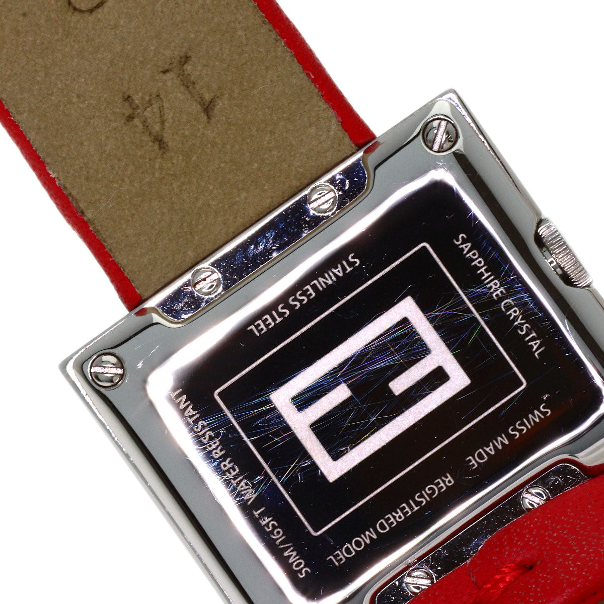 FENDI Fendimania Zucca Watches Stainless Steel/Leather Ladies
