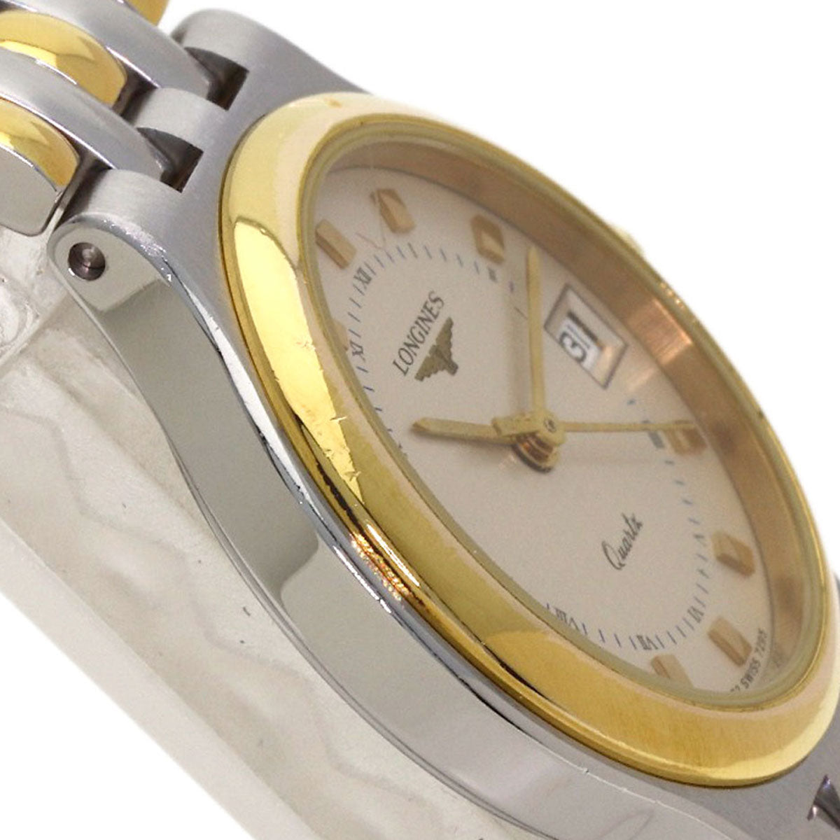 LONGINES Round face Watches 7295 Stainless Steel/SSxGP Ladies