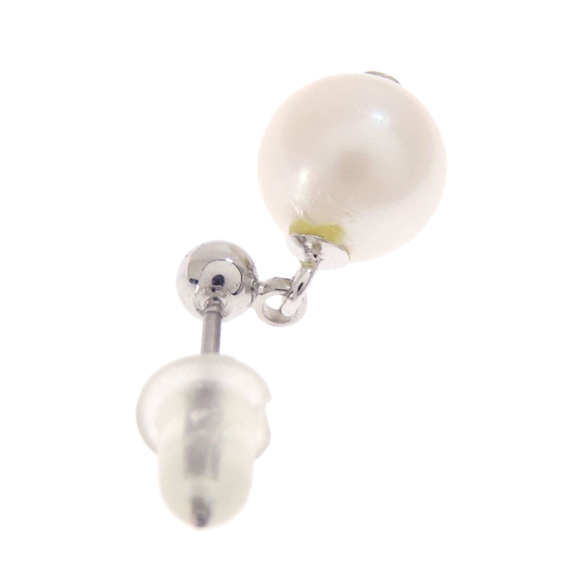 Akoya pearl Pearl earring Metal 1.5g Ladies