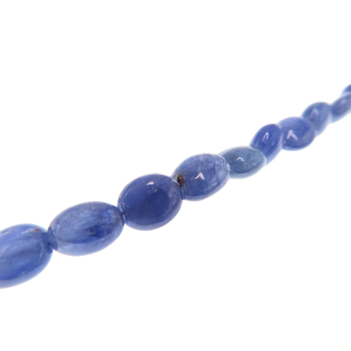 sapphire Necklace Silver 18.3g Ladies