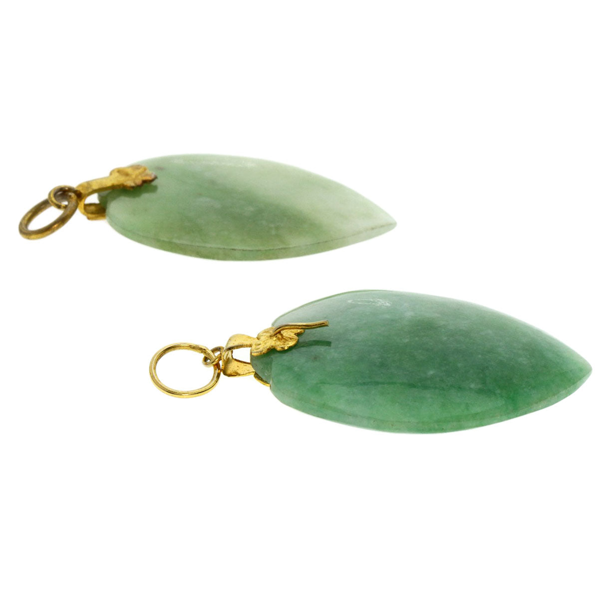 Natural stone 3 piece set Pendant top Gold Plated 8g Ladies