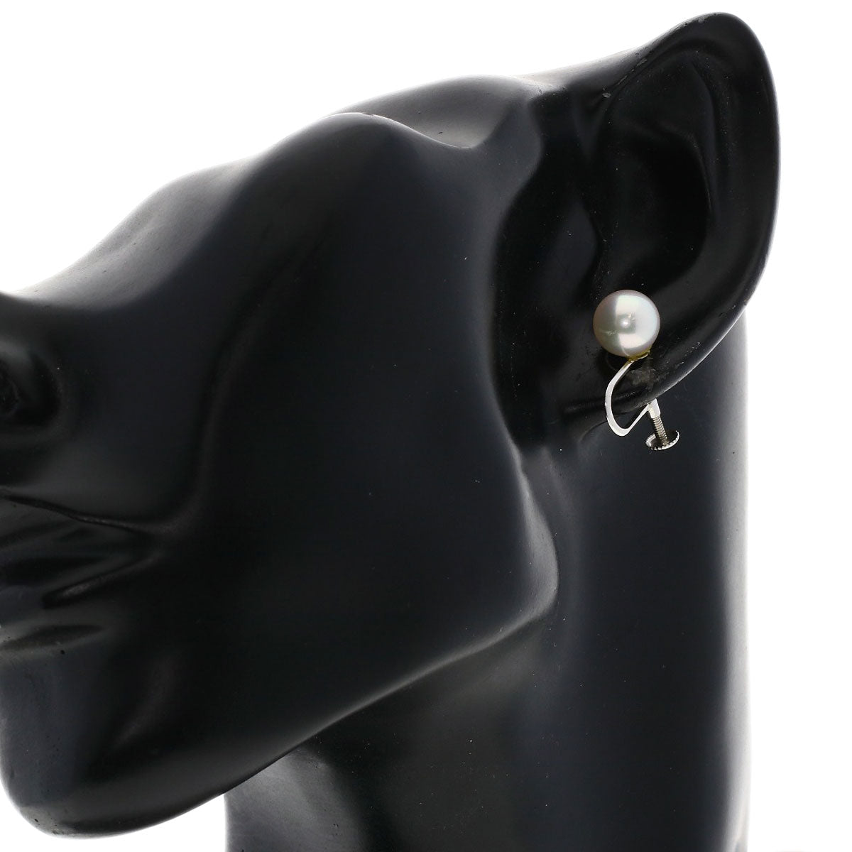 Akoya pearl Pearl Earring K14 White Gold 2.3g Ladies