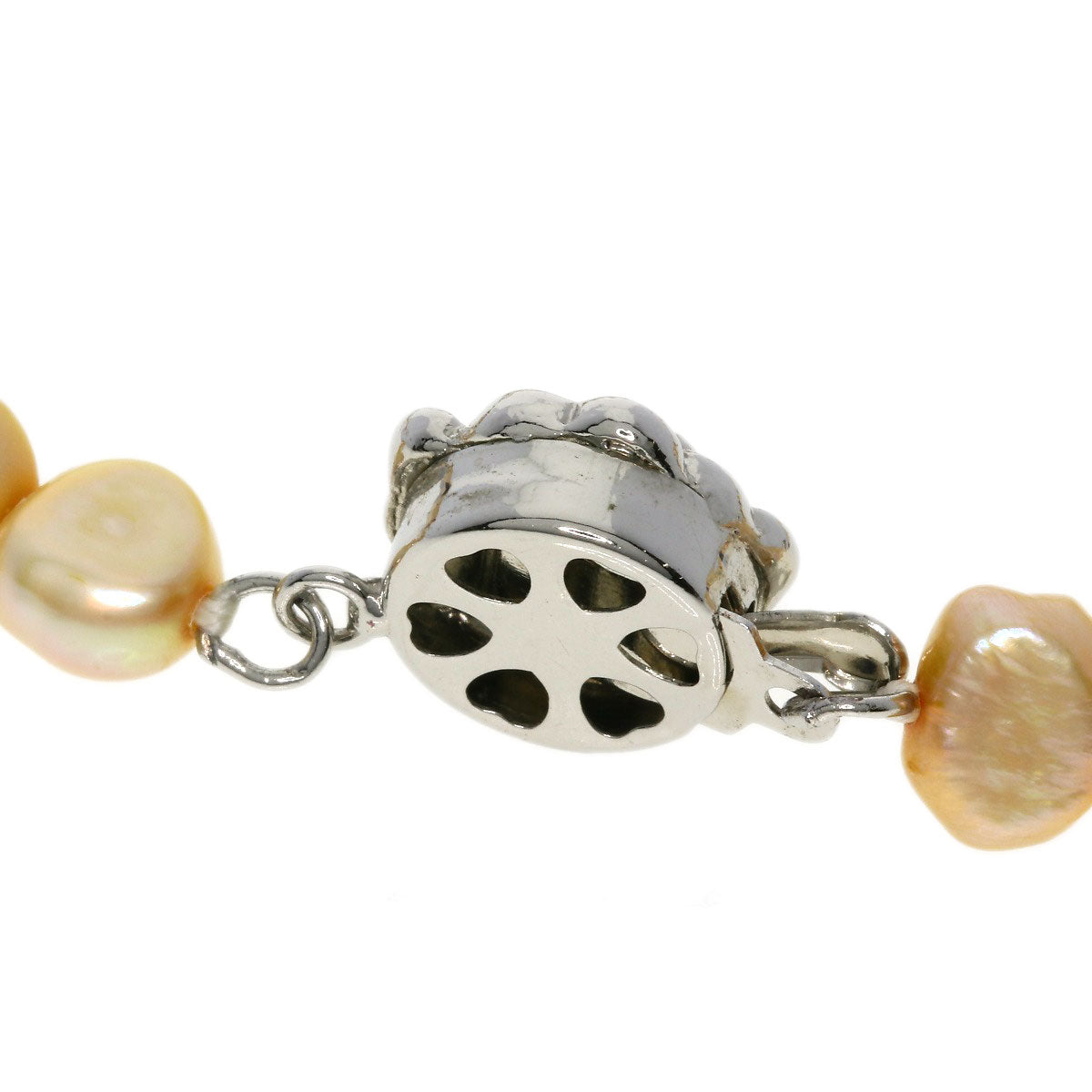 Freshwater Pearl Pearl Long Necklace Metal 68.1g Ladies