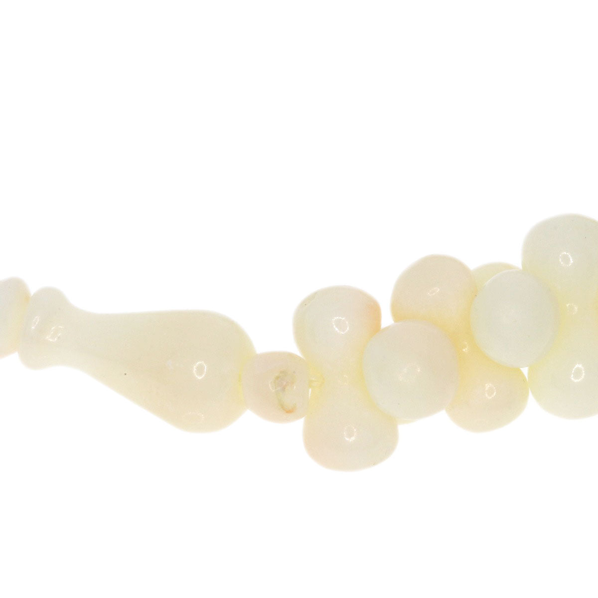 Coral white coral Necklace 20.4g Ladies