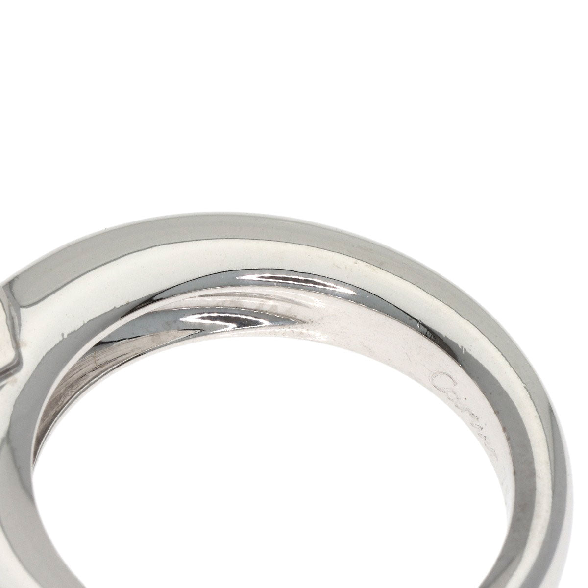 CARTIER C de Cartier Solitaire Diamond Ring K18 White Gold Ladies [Used]