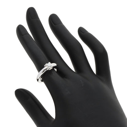 CARTIER C de Cartier Solitaire Diamond Ring K18 White Gold Ladies [Used]