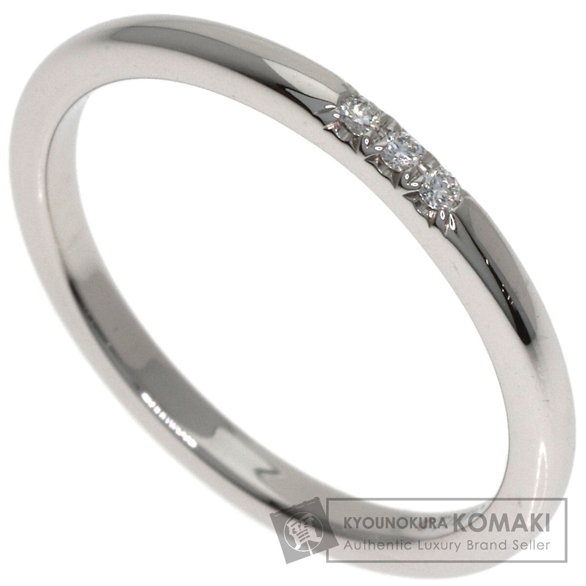 TIFFANY&Co. Forever 3P Diamond Ring Platinum PT950 Ladies [Used]