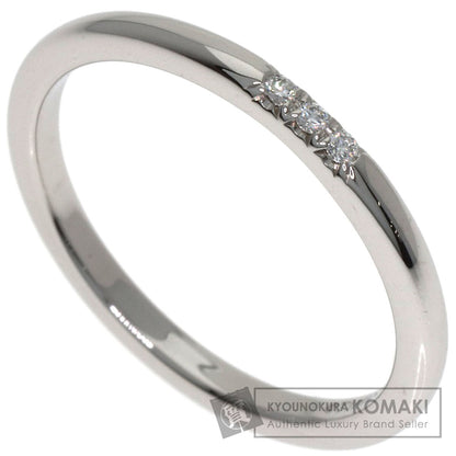 TIFFANY&Co. Forever 3P Diamond Ring Platinum PT950 Ladies [Used]
