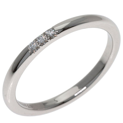 TIFFANY&Co. Forever 3P Diamond Ring Platinum PT950 Ladies [Used]