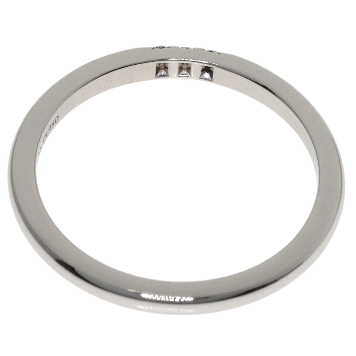 TIFFANY&Co. Forever 3P Diamond Ring Platinum PT950 Ladies [Used]