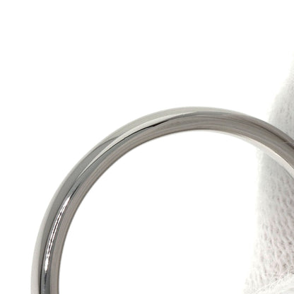 TIFFANY&Co. Curved band Diamond Ring Platinum PT950 Ladies [Used]