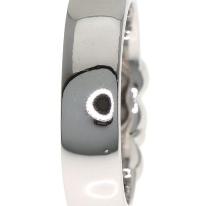 Ponte Vecchio Diamond heart Ring K18 White Gold Ladies [Used]