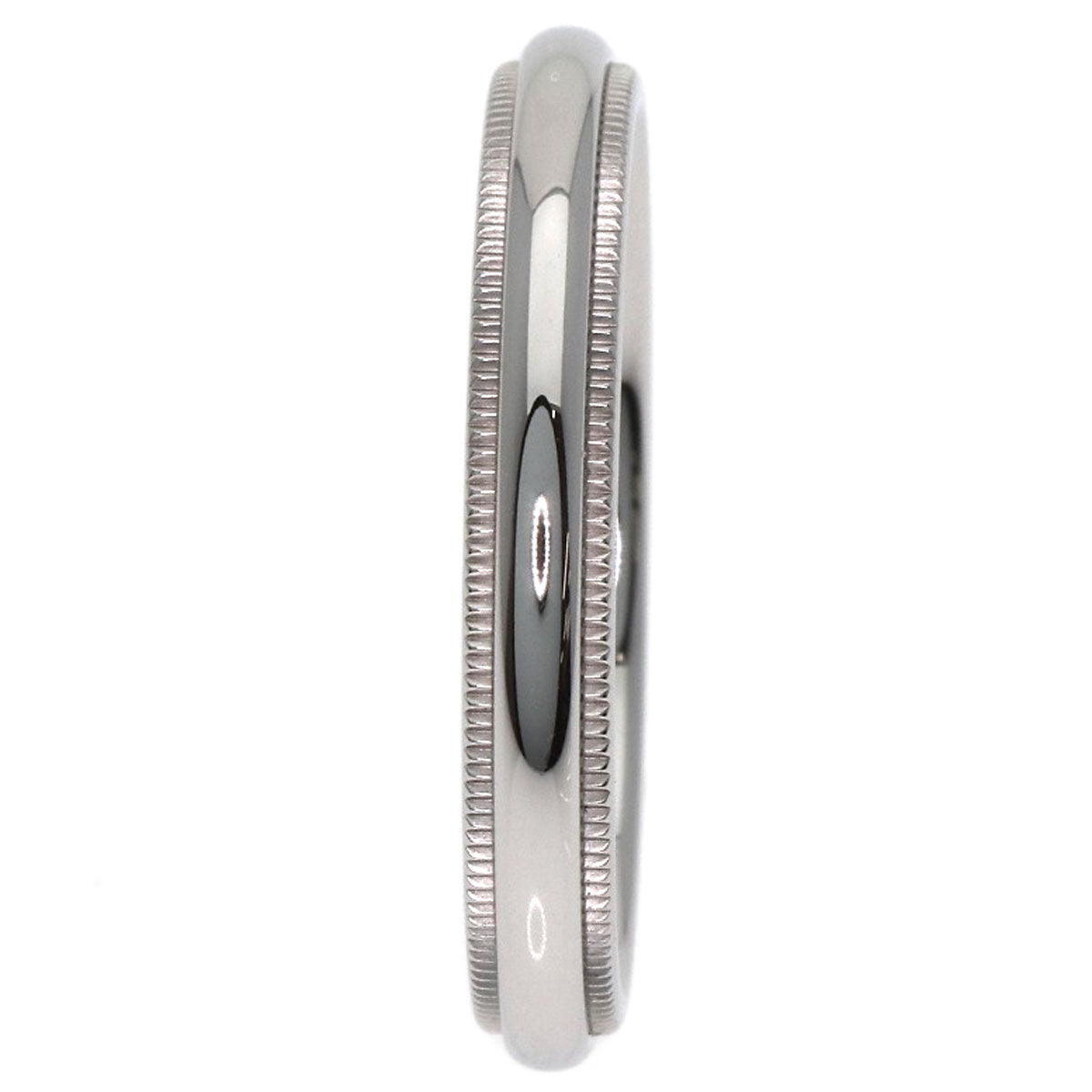 TIFFANY&Co. Milgrain Ring Platinum PT950 Ladies [Used]