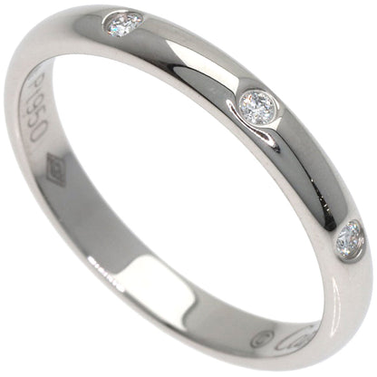 CARTIER Classic Wedding 3P Diamond #49 Ring Platinum PT950 Ladies [Used]