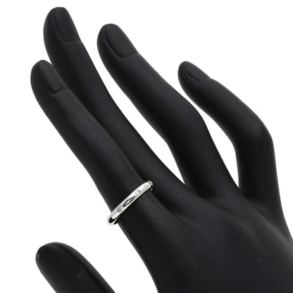 CARTIER Classic Wedding 3P Diamond #49 Ring Platinum PT950 Ladies [Used]