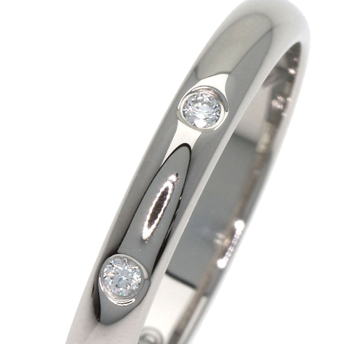 CARTIER Classic Wedding 3P Diamond #49 Ring Platinum PT950 Ladies [Used]