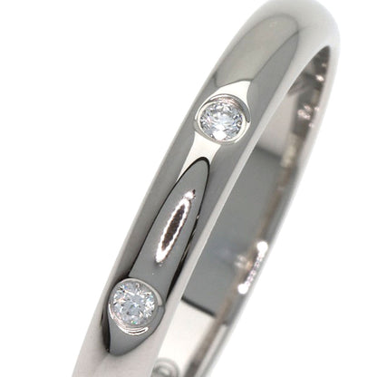 CARTIER Classic Wedding 3P Diamond #49 Ring Platinum PT950 Ladies [Used]