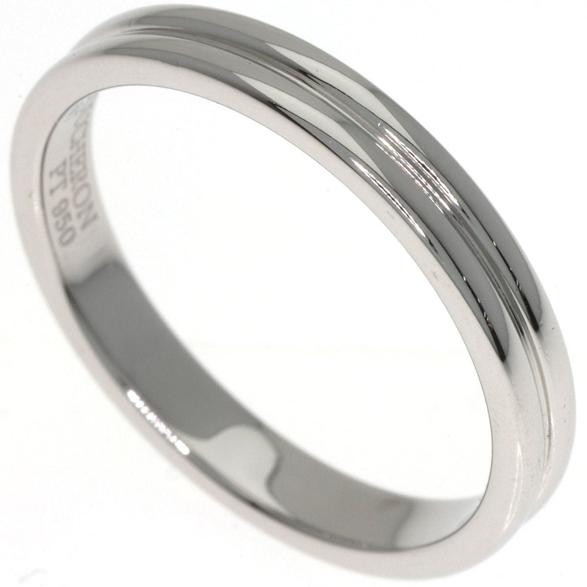 Boucheron Godron #57 Ring Platinum PT950 Ladies [Used]