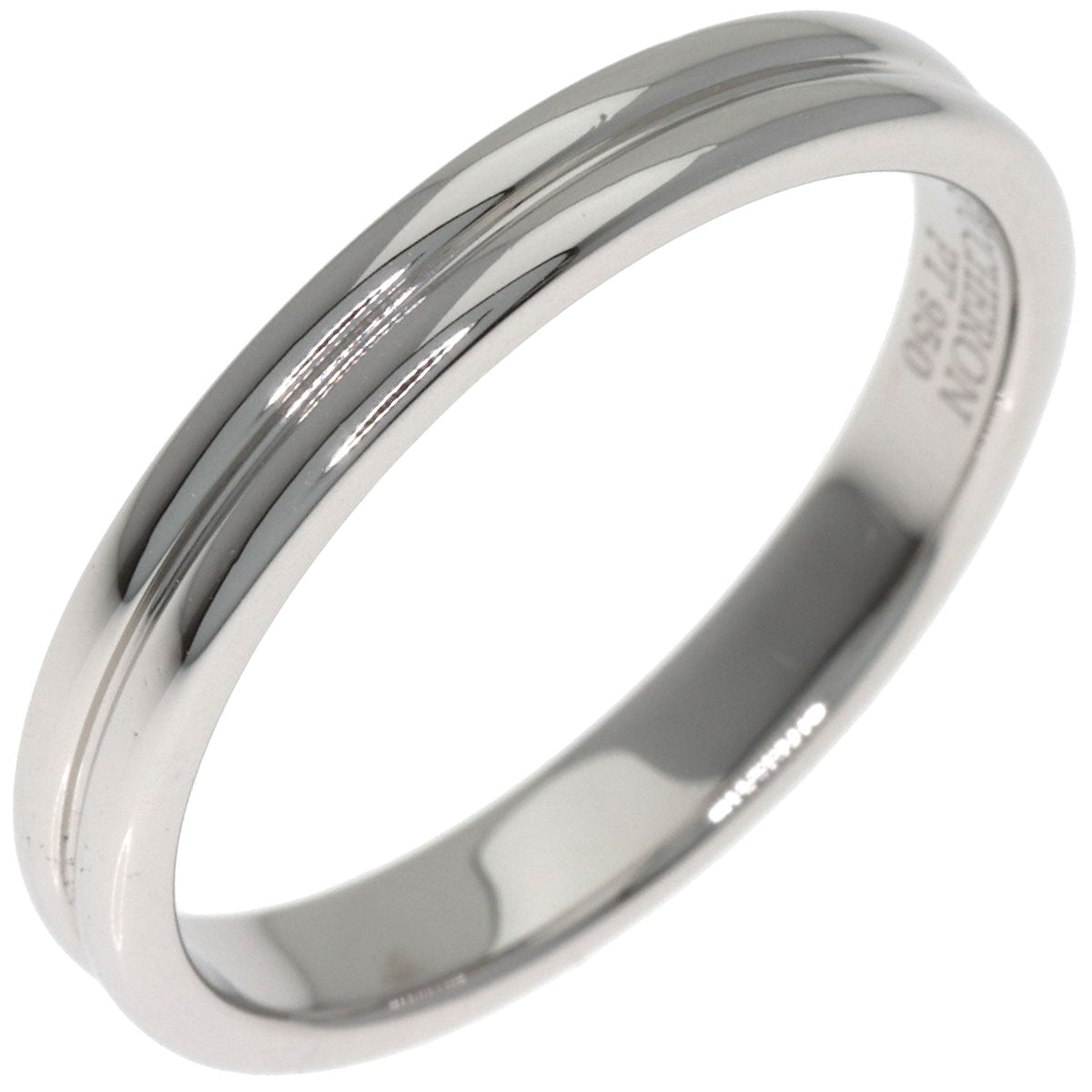 Boucheron Godron #57 Ring Platinum PT950 Ladies [Used]