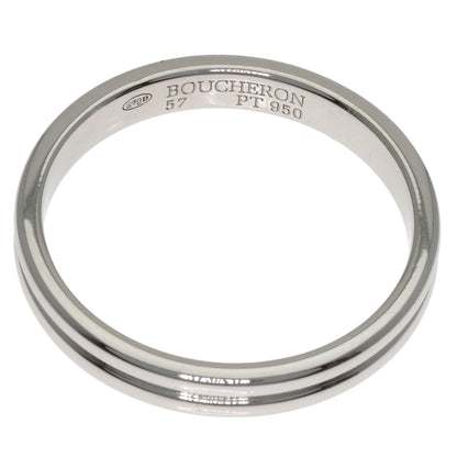 Boucheron Godron #57 Ring Platinum PT950 Ladies [Used]