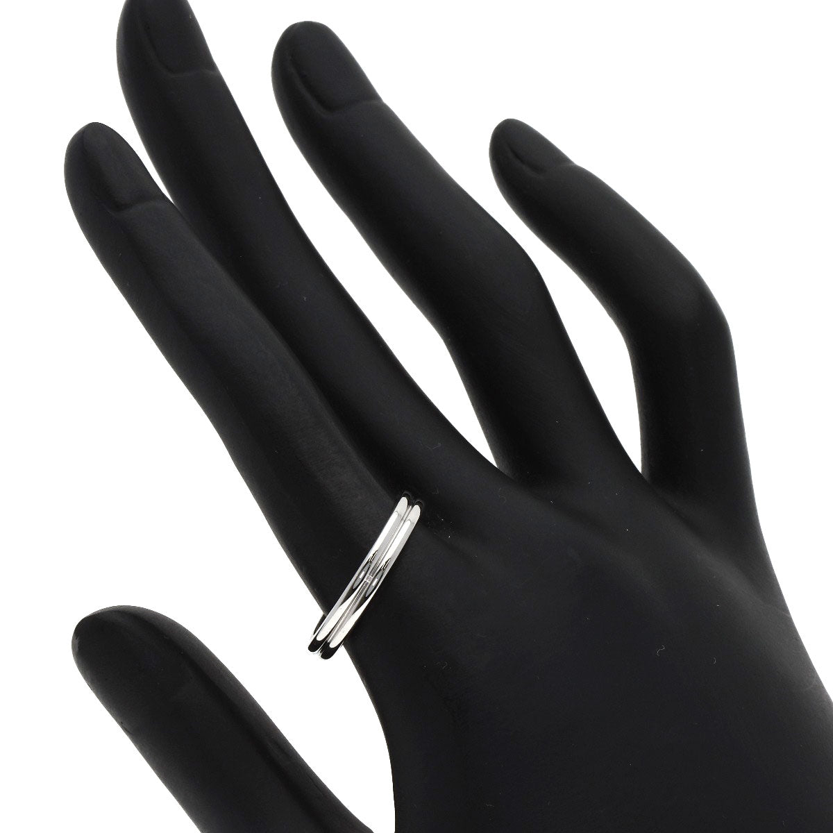 Boucheron Godron #57 Ring Platinum PT950 Ladies [Used]