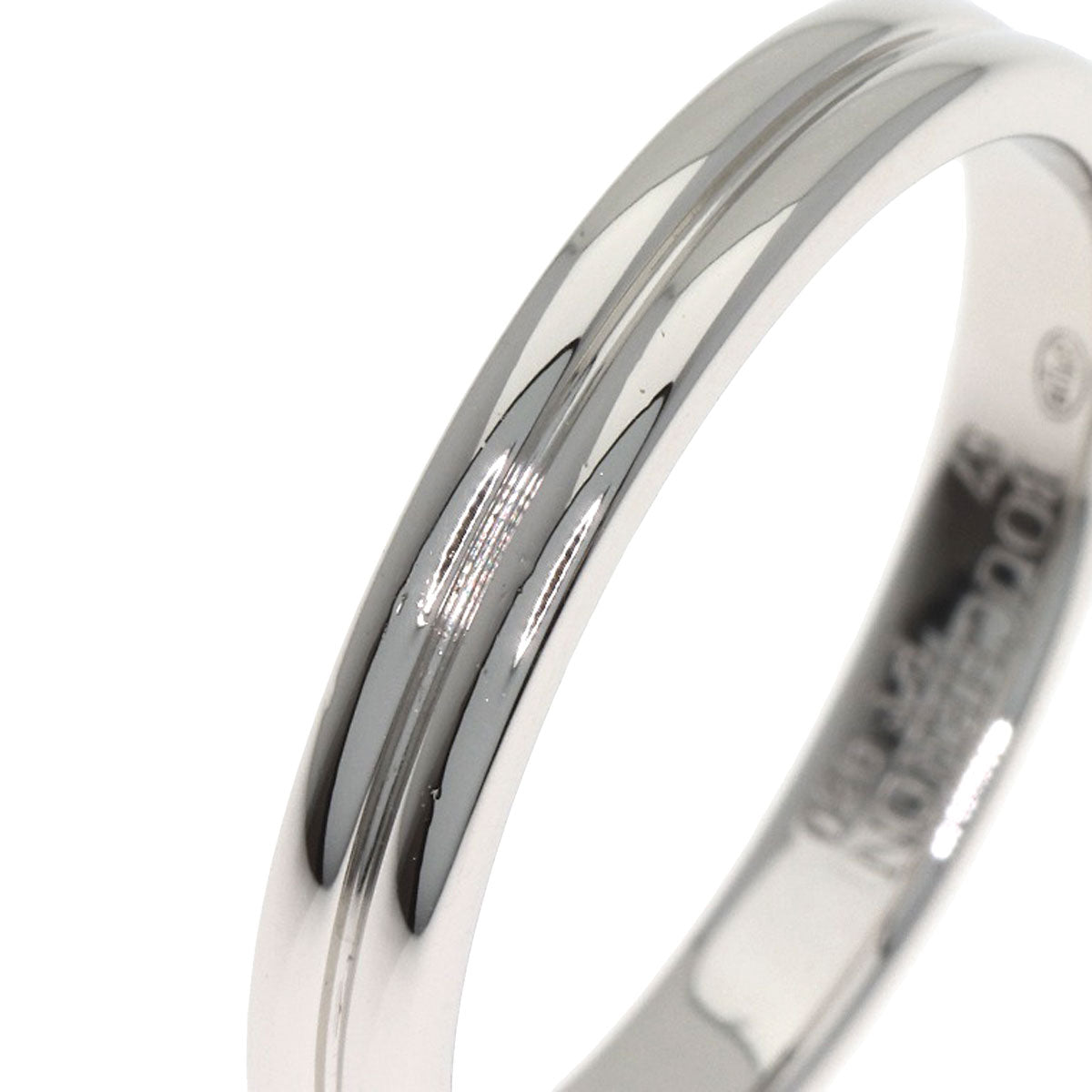 Boucheron Godron #57 Ring Platinum PT950 Ladies [Used]