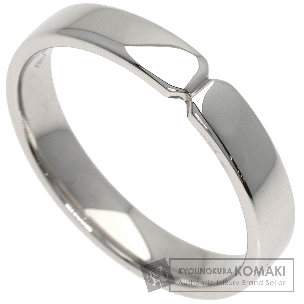HERMES Ever Kelly #50 Ring Platinum PT950 Ladies [Used]
