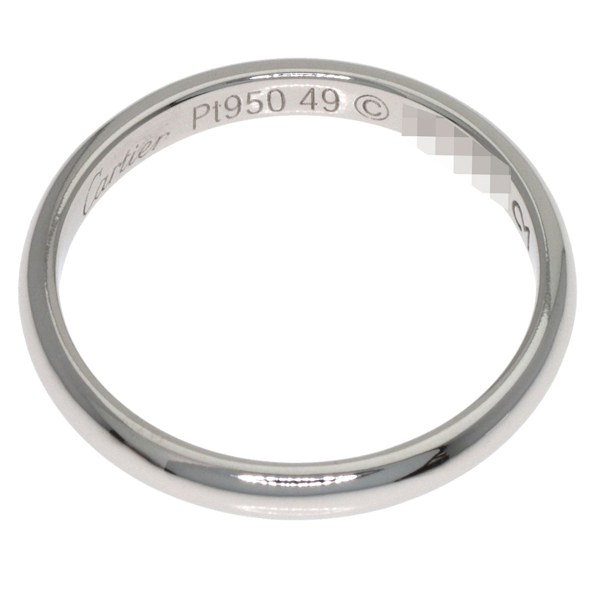 CARTIER Wedding #49 Ring Platinum PT950 Ladies [Used]