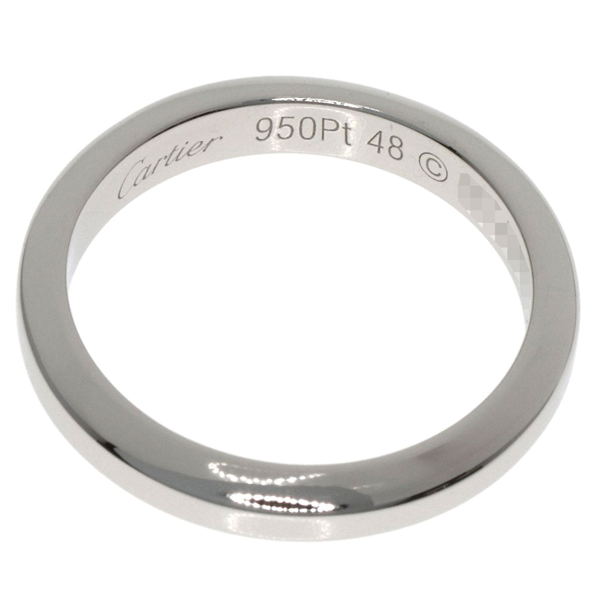 CARTIER Wedding #48 Ring Platinum PT950 Ladies [Used]