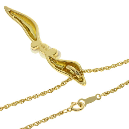MIKIMOTO Pearl Pearl Necklace K18 Yellow Gold Ladies [Used]