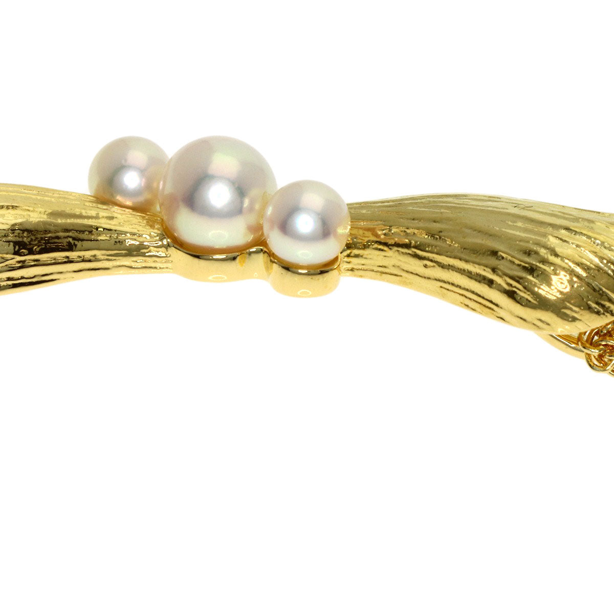 MIKIMOTO Pearl Pearl Necklace K18 Yellow Gold Ladies [Used]