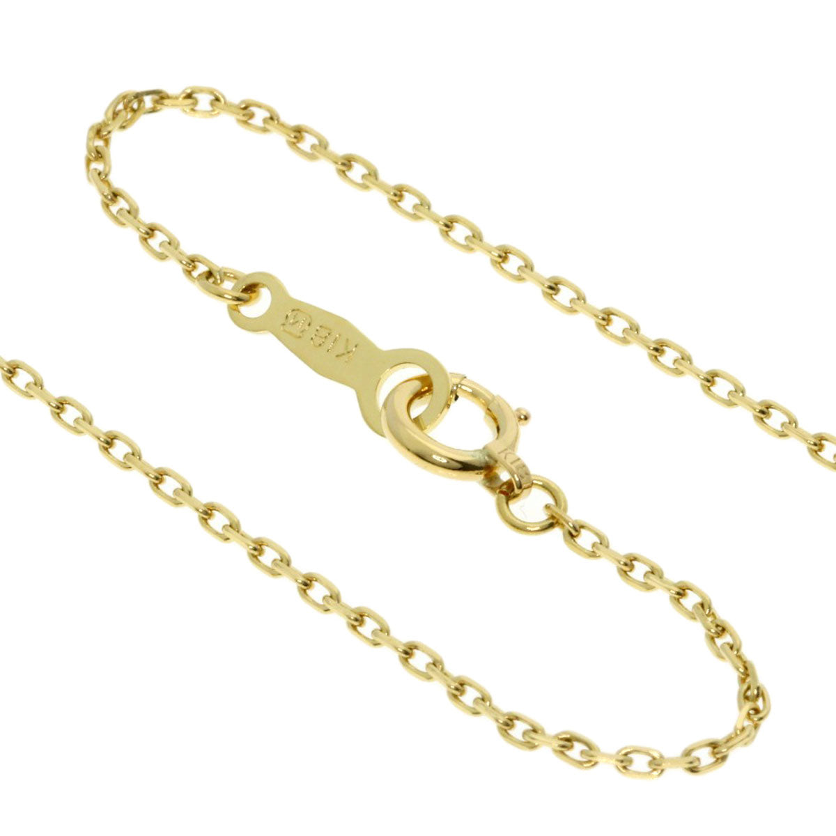 MIKIMOTO Initial H Pearl Pearl Necklace K18 Yellow Gold Ladies [Used]