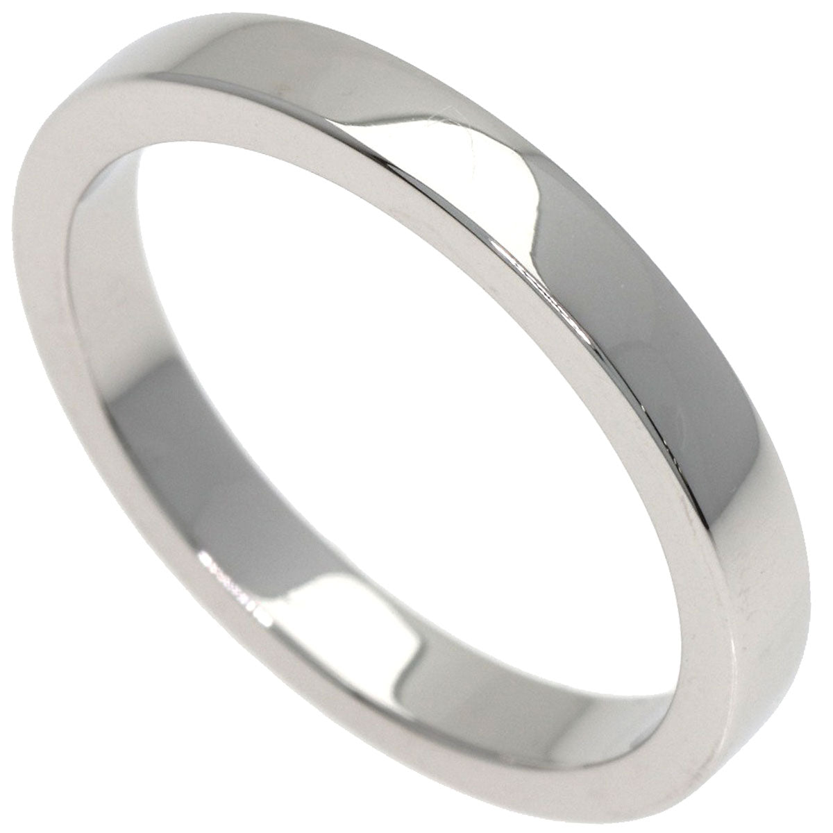 BVLGARI Flat band Ring Platinum PT950 Ladies [Used]