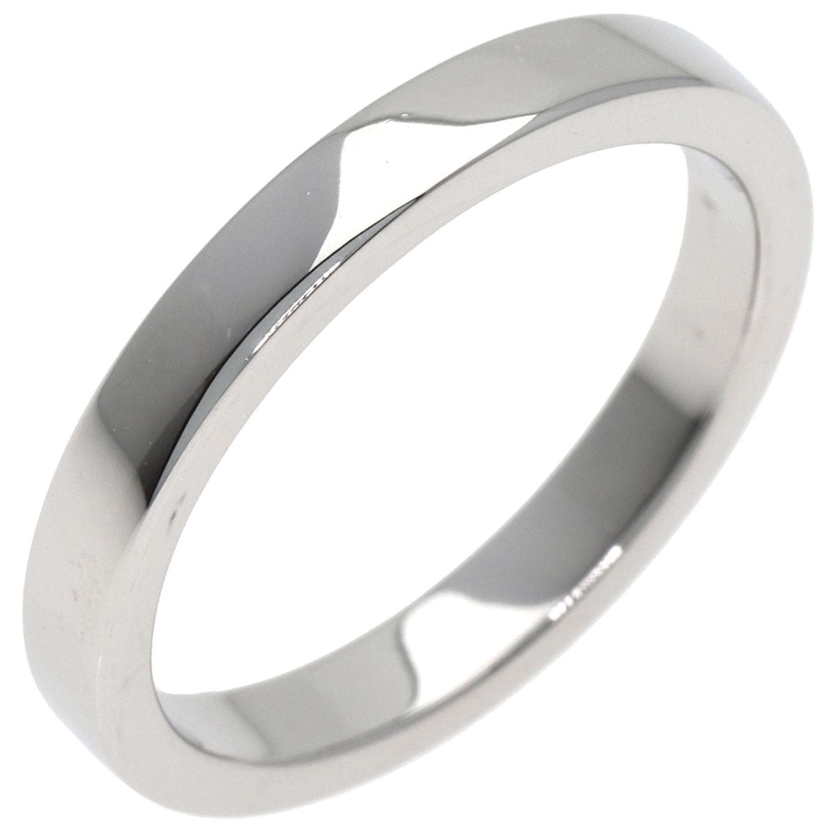 BVLGARI Flat band Ring Platinum PT950 Ladies [Used]