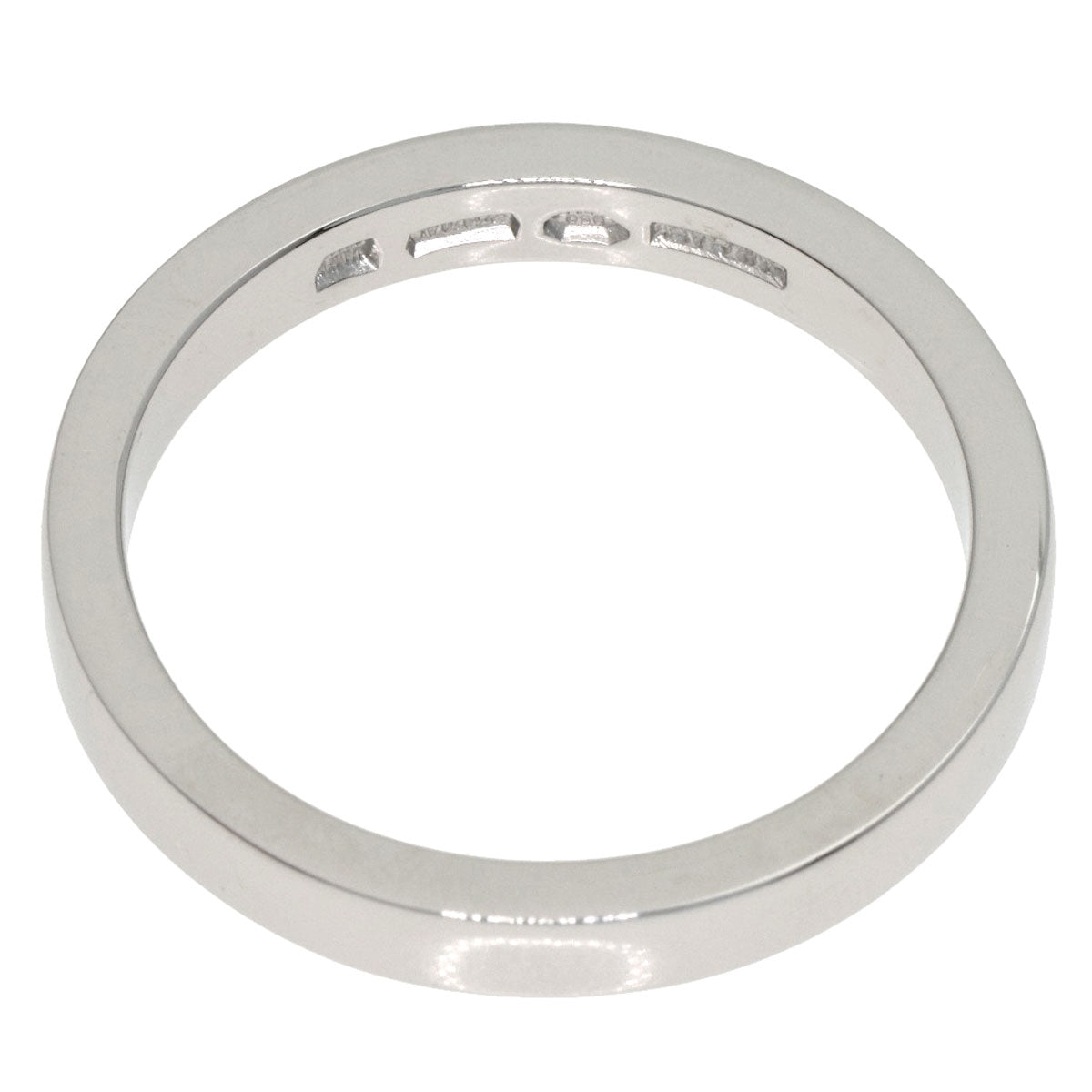 BVLGARI Flat band Ring Platinum PT950 Ladies [Used]