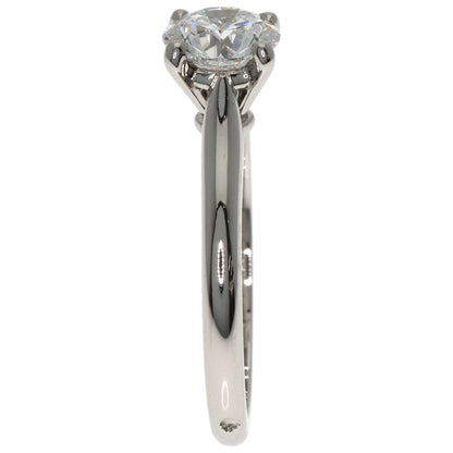 CARTIER Solitaire Diamond Ring Platinum PT950 Ladies [Used]