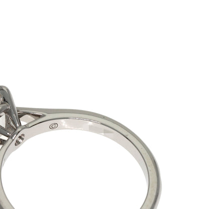 CARTIER Solitaire Diamond Ring Platinum PT950 Ladies [Used]