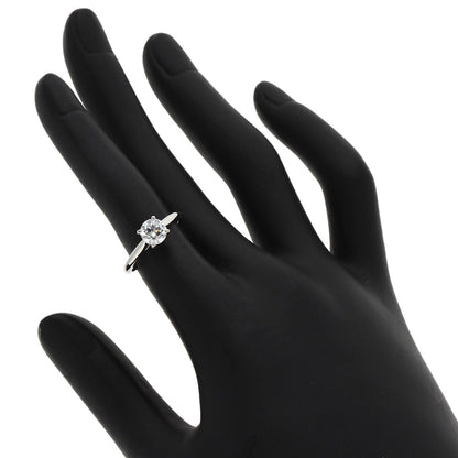CARTIER Solitaire Diamond Ring Platinum PT950 Ladies [Used]