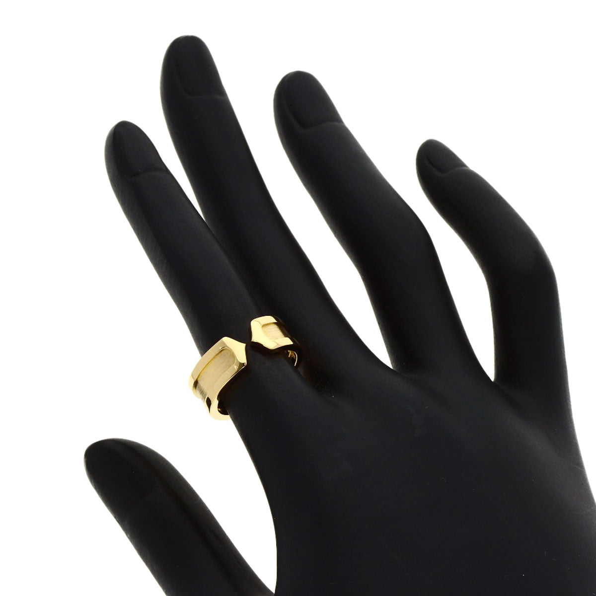 CARTIER C2 ring # 49 Ring K18 Yellow Gold Ladies [Used]
