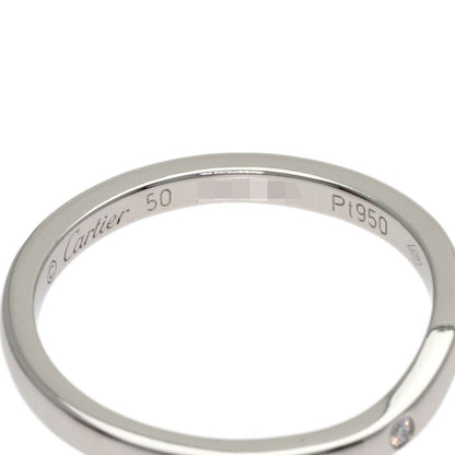CARTIER Ballerina Wedding Band 3P Diamond #50 Ring Platinum PT950 Ladies [Used]