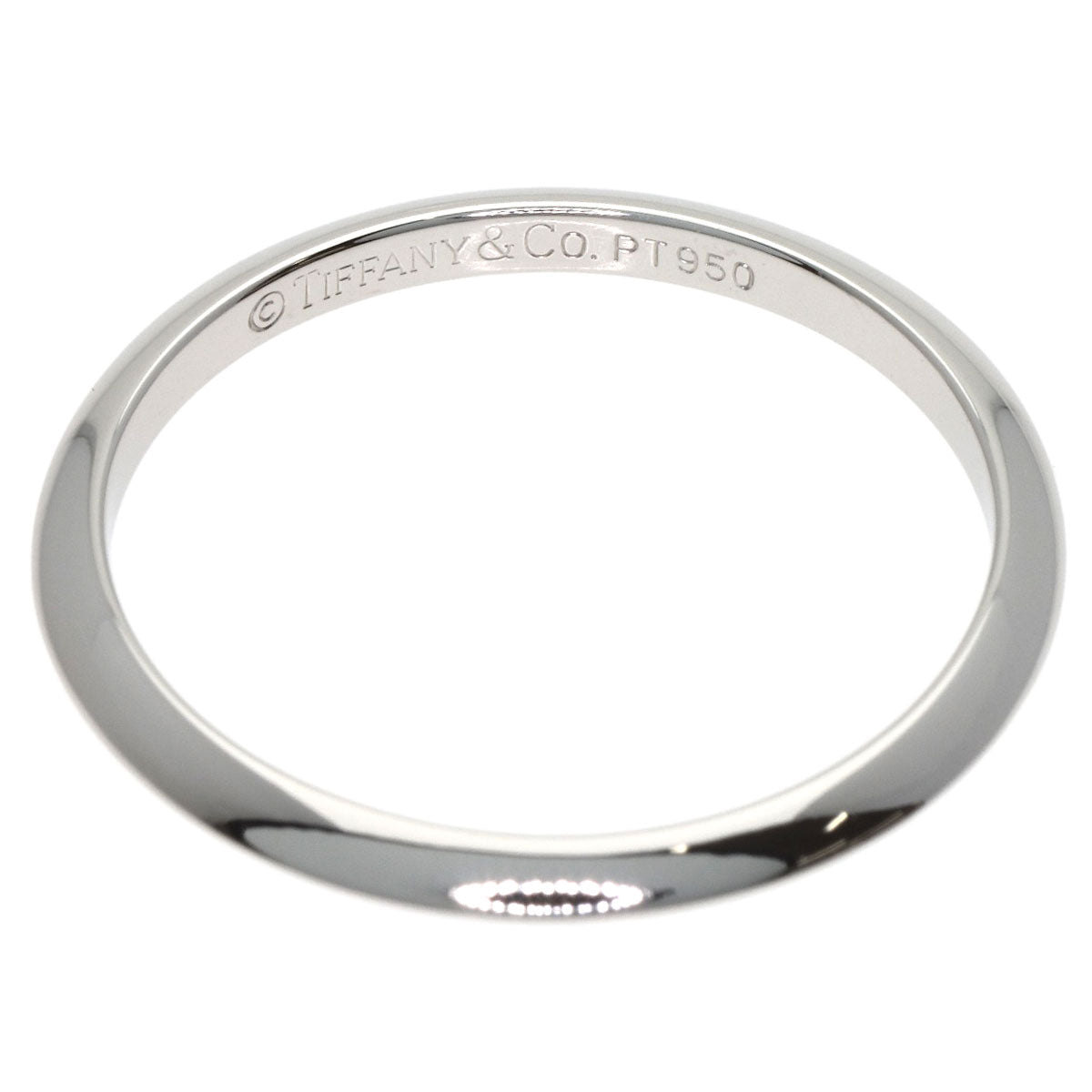 TIFFANY&Co. Knife edge Ring Platinum PT950 Ladies [Used]