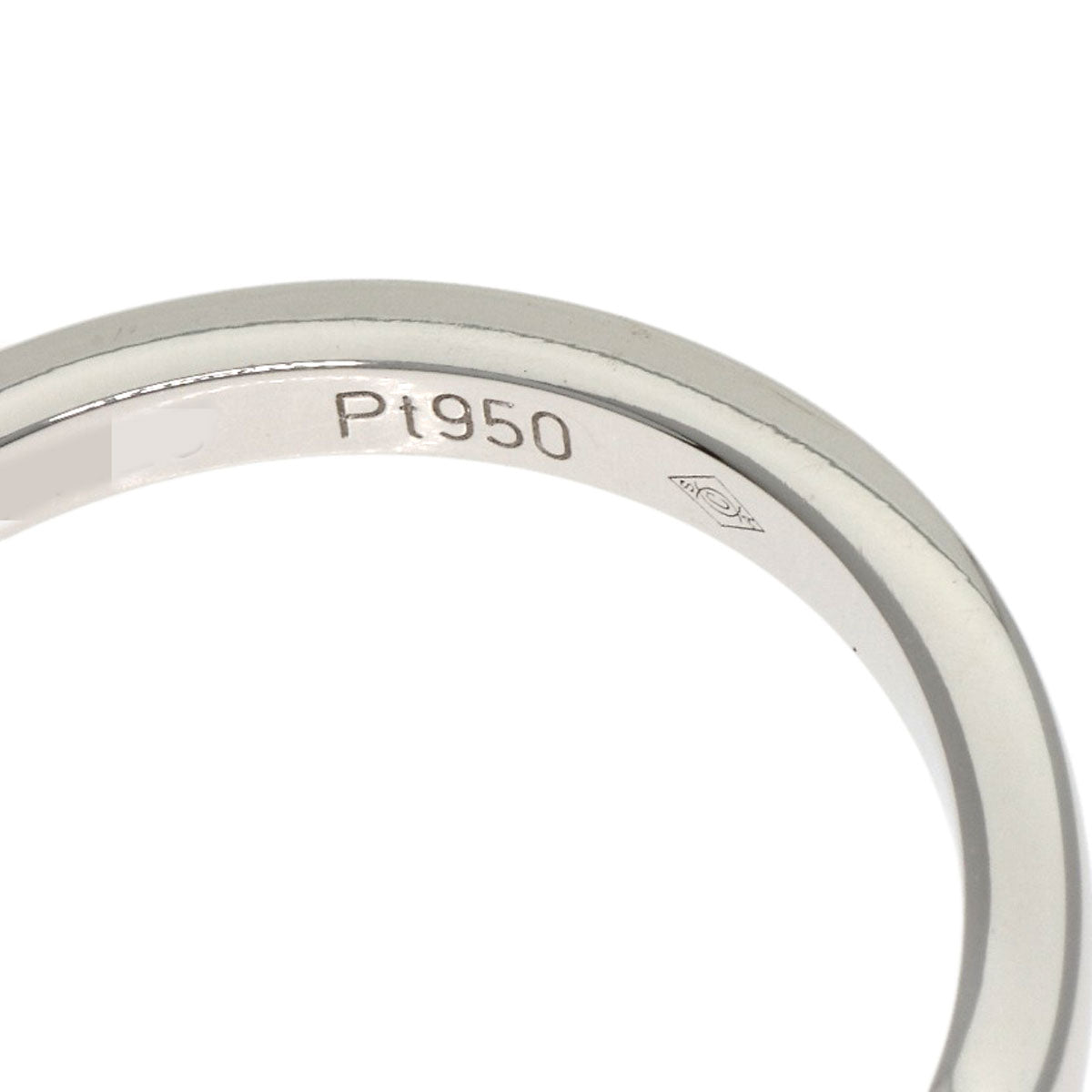 CARTIER Ballerina Curve 3PDiamond #49 Ring Platinum PT950 Ladies [Used]