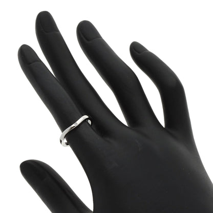 CARTIER Ballerina Curve 3PDiamond #49 Ring Platinum PT950 Ladies [Used]
