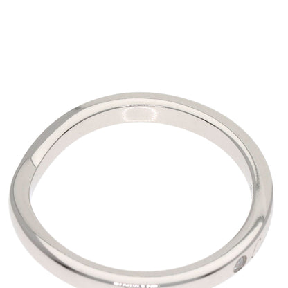 CARTIER Ballerina Curve 3PDiamond #49 Ring Platinum PT950 Ladies [Used]