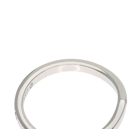 CARTIER Ballerina Curve 3PDiamond #49 Ring Platinum PT950 Ladies [Used]