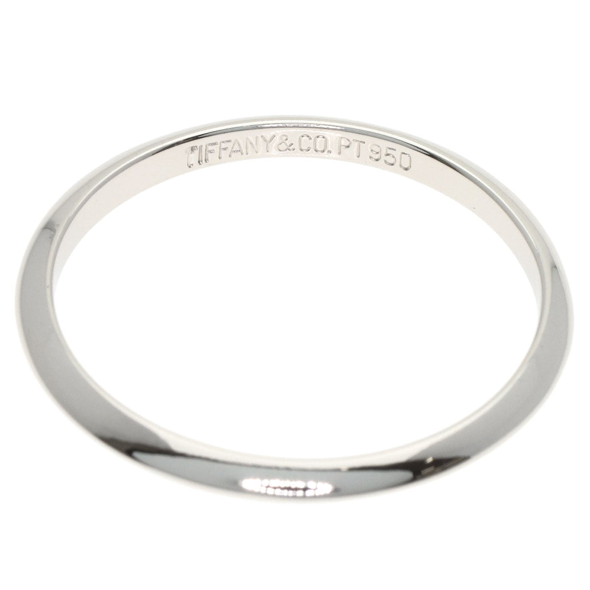 TIFFANY&Co. Knife edge Ring Platinum PT950 Ladies [Used]