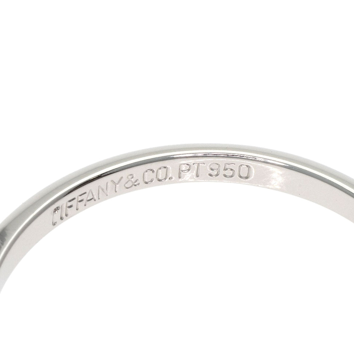 TIFFANY&Co. Knife edge Ring Platinum PT950 Ladies [Used]