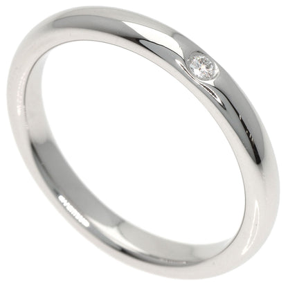 TIFFANY&Co. Stacking band 1P Diamond Ring Platinum PT950 Ladies [Used]