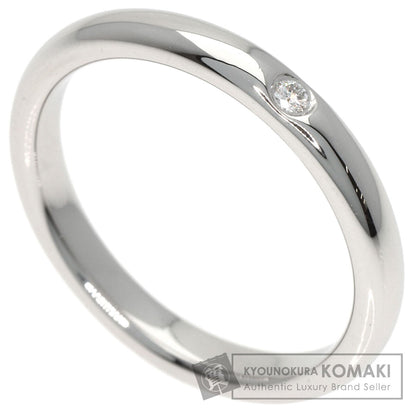 TIFFANY&Co. Stacking band 1P Diamond Ring Platinum PT950 Ladies [Used]